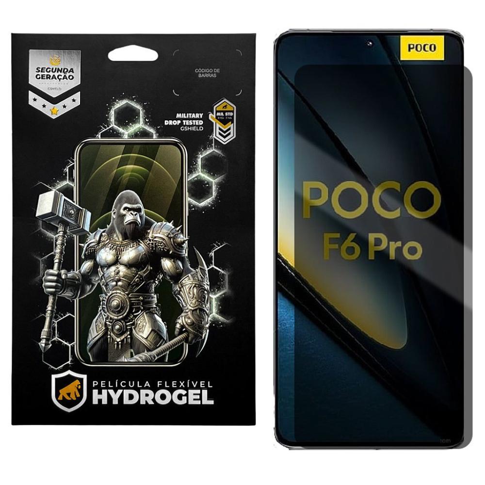 Película para Xiaomi Poco F6 Pro - Privacidade Hydrogel - Gshield - 1