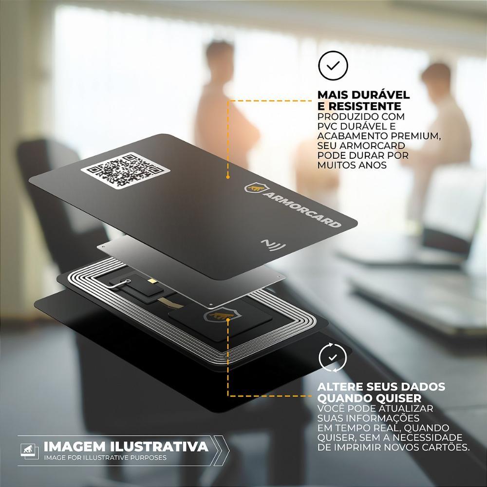 Cartão de Visita Digital - ArmorCard - Gshield - Compartilhe seus contatos por NFC ou Qrcode - 3