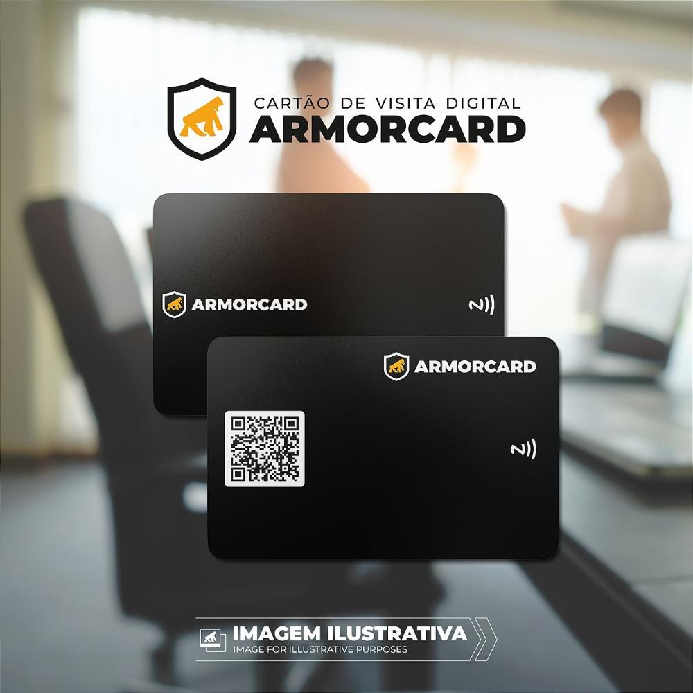 Cartão de Visita Digital - ArmorCard - Gshield - Compartilhe seus contatos por NFC ou Qrcode - 6