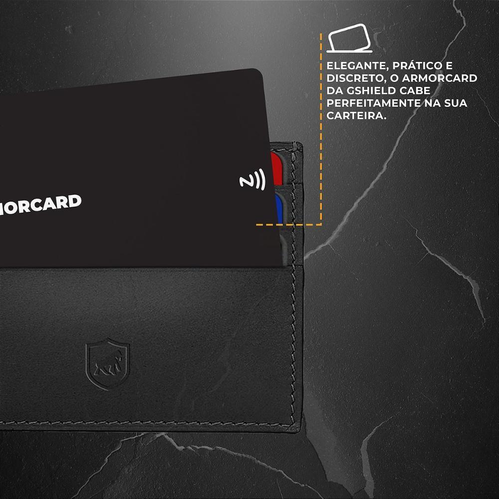 Kit com 10 - Cartão de Visita Digital - ArmorCard - Gshield - Compartilhe seus contatos por NFC ou Qrcode - 3