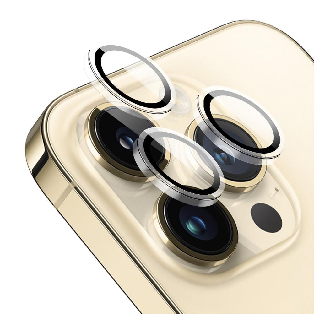 Protetor de Lente para iPhone 13 Pro - Survivor - Transparente com molde aplicador - Frame para câmera - Gshield - 1