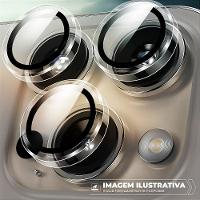 Protetor de Lente para iPhone 13 Pro - Survivor - Transparente com molde aplicador - Frame para câmera - Gshield - 2