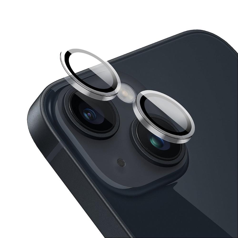 Protetor de Lente para iPhone 13 Mini - Survivor - Transparente com molde aplicador - Frame para câmera - Gshield - 1