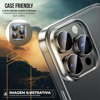 Protetor de Lente para iPhone 15 Plus - Survivor - Transparente com molde aplicador - Frame para câmera - Gshield