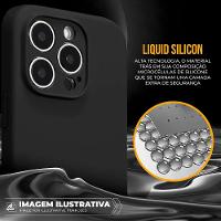 Capa case capinha para iPhone 16 Pro - Silicon Premium Preta - Gshield - 5