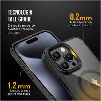 Capa case capinha MagSafe para iPhone 16 Pro Max - Preta - Gshield