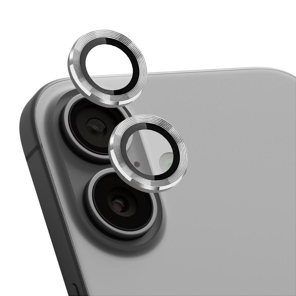 Protetor de Lente para iPhone 16 - One Armor - Frame para câmera - Prata - Gshield - 1