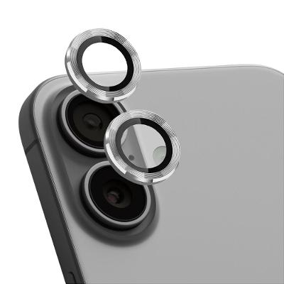 Protetor de Lente para iPhone 16 - One Armor - Frame para câmera - Prata - Gshield