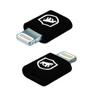 Adaptador Micro USB V8 / Lightning - Preto - Gshield - 3