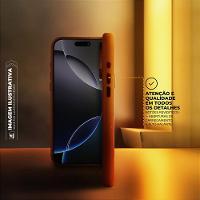 Capa case capinha para iPhone 16 - Couro Dual Magsafe - Marrom - Gshield