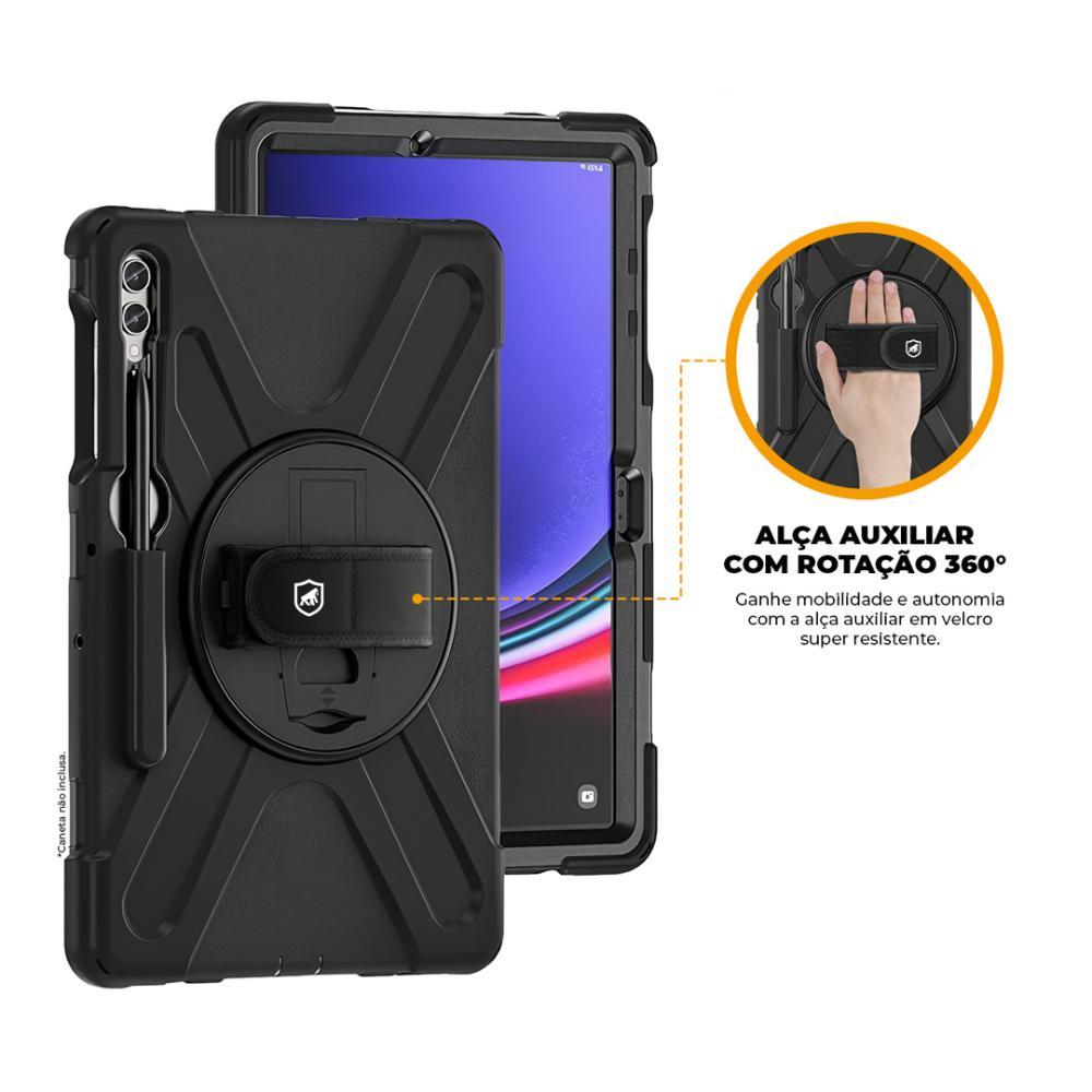 Capa case capinha para Samsung Galaxy Tab S9 FE Plus - Phantom - Gshield - 3