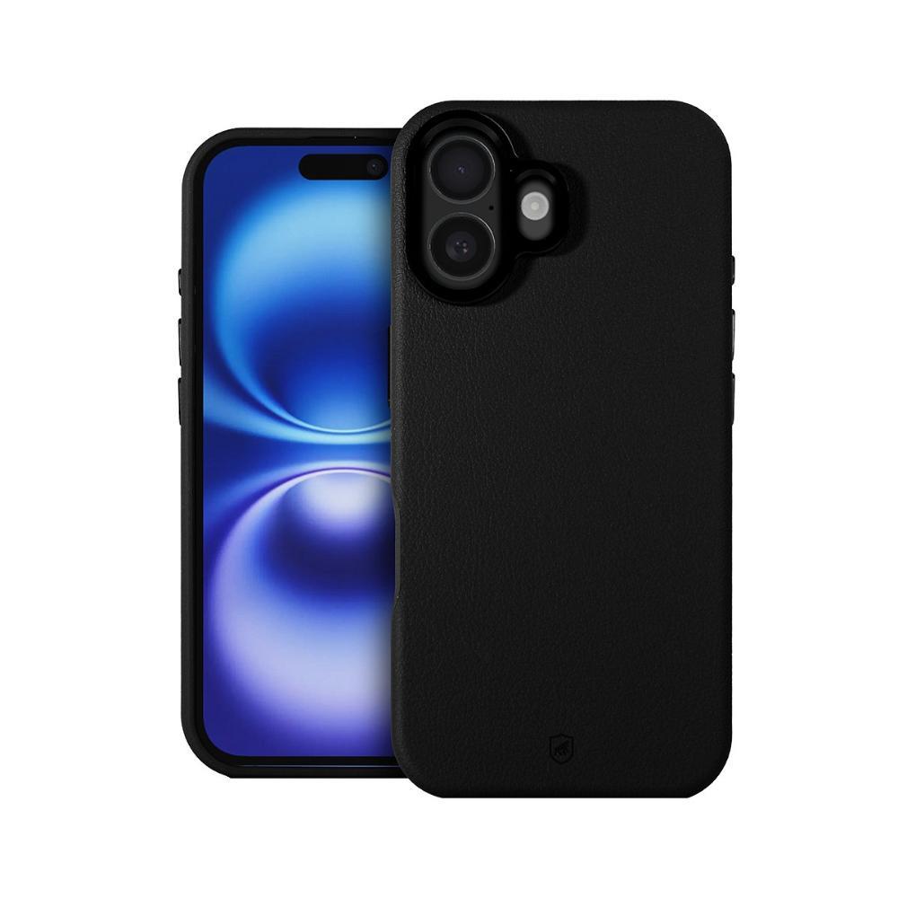 Capa case capinha para iPhone 16 - Couro Dual Magsafe - Preta - Gshield - 1