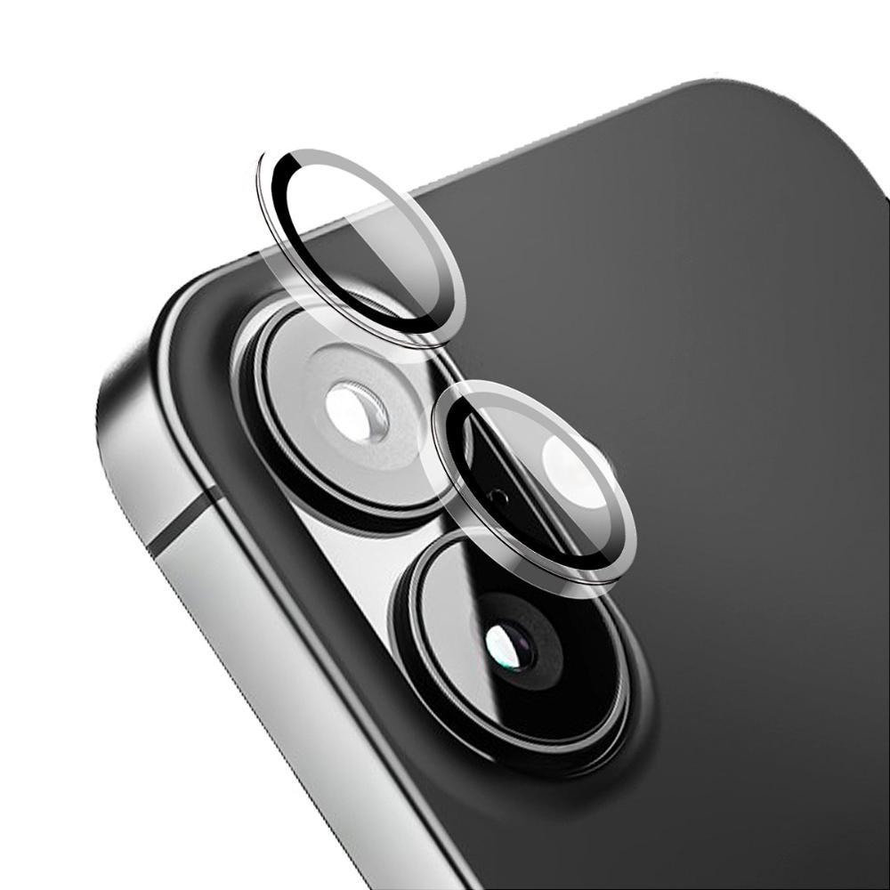 Protetor de Lente para iPhone 16 Plus - Survivor - Transparente com molde aplicador - Frame para câmera - Gshield - 1