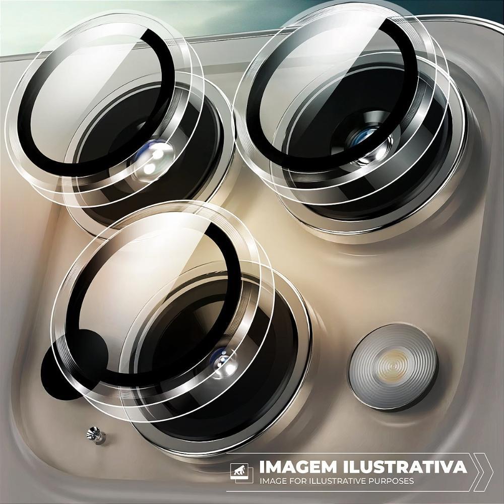 Protetor de Lente para iPhone 16 Plus - Survivor - Transparente com molde aplicador - Frame para câmera - Gshield - 2