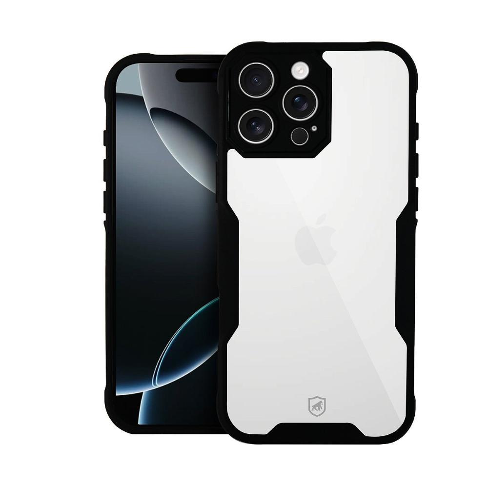 Capa case capinha para iPhone 16 Pro Max - Dual Shock Sense Preta - Gshield - 1