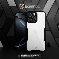 Capa case capinha para iPhone 16 Pro Max - Dual Shock Sense Preta - Gshield - 6