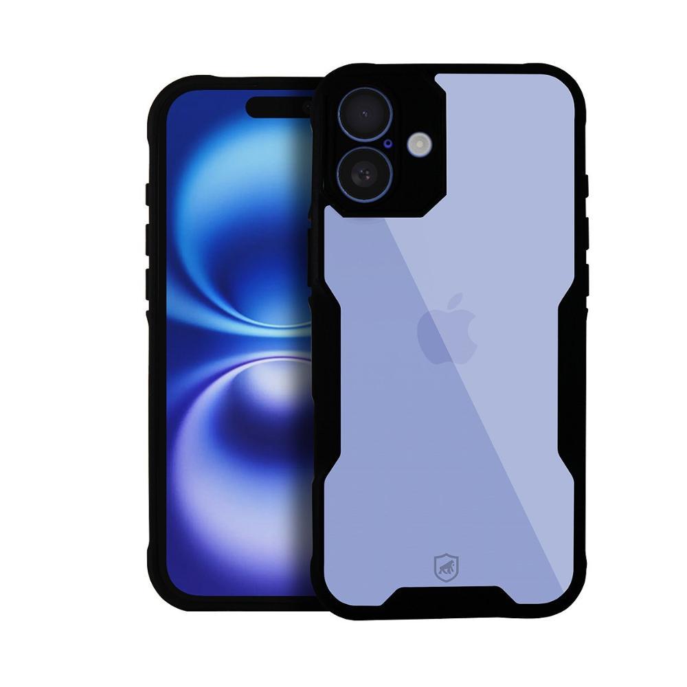 Capa case capinha para iPhone 16 - Dual Shock Sense Preta - Gshield - 1
