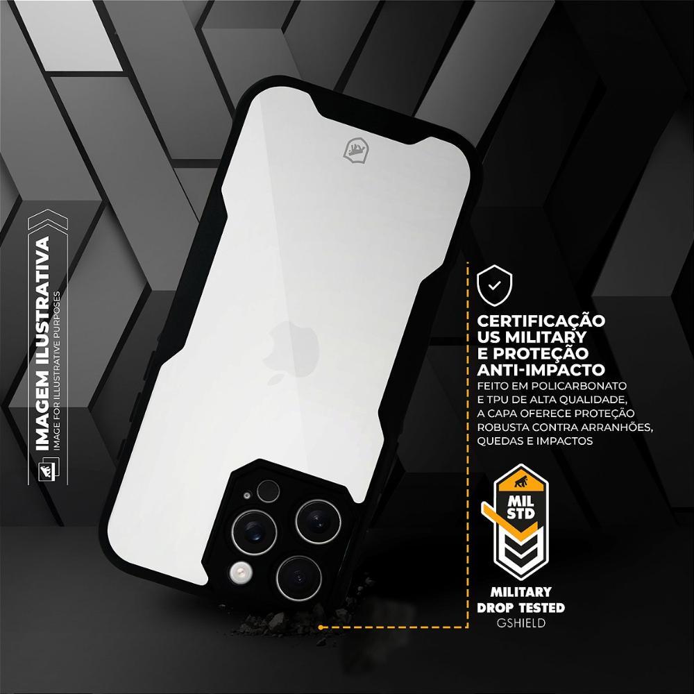 Capa case capinha para iPhone 16 Pro - Dual Shock Sense Preta - Gshield - 2