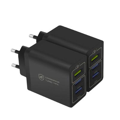 Presente Dia dos Pais - Carregador Turbo Triplo até 18W - Preto - Gshield - O 2º PELA METADE DO PREÇO
