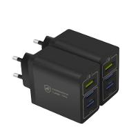 Presente Dia dos Pais - Carregador Turbo Triplo até 18W - Preto - Gshield - O 2º PELA METADE DO PREÇO - 1