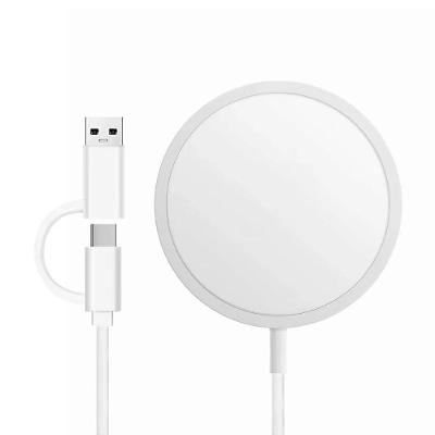 Carregador Wireless Sem Fio -Branco - Verde