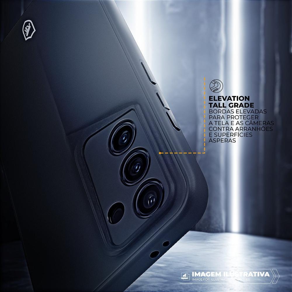 Capa case capinha para Xiaomi Redmi Note 14 5G - Stinger Preta - Gshield - 4