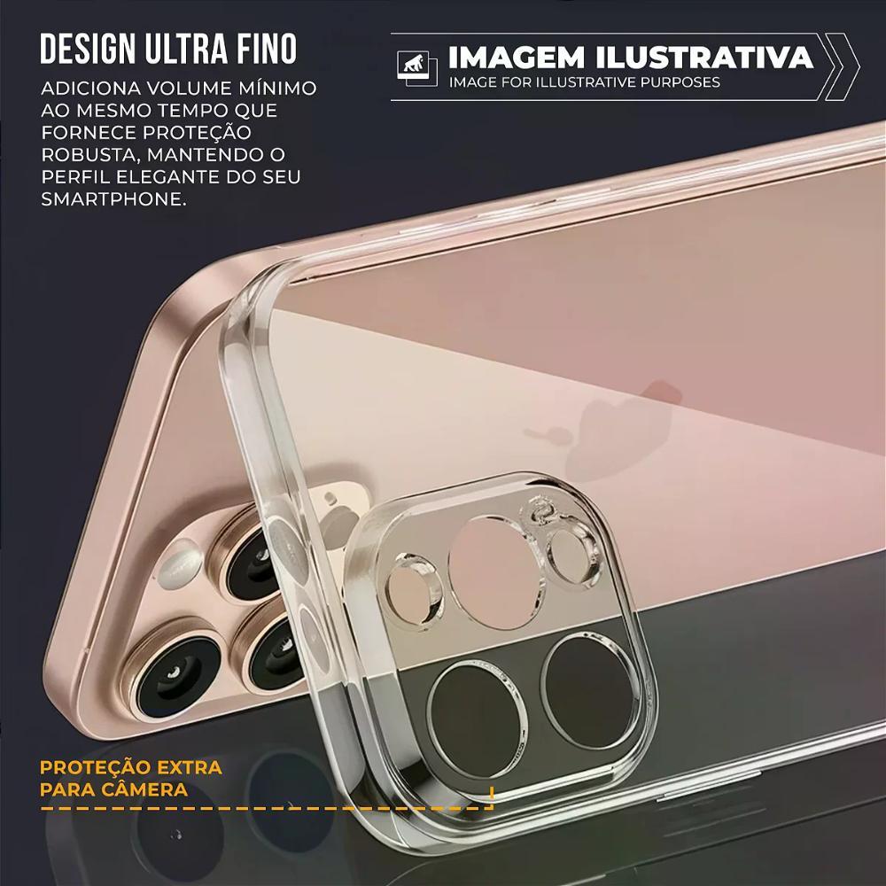 Capa case capinha para iPhone 14 - Crystal Slim - NÃO AMARELA - Gshield - 2