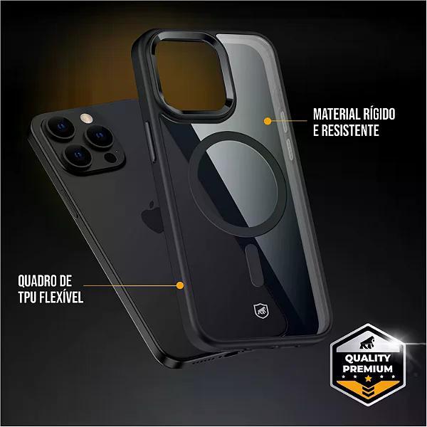 Capa case capinha MagSafe para iPhone 16E - Preta - Gshield - 2