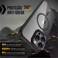 Capa case capinha MagSafe para iPhone 16E - Preta - Gshield