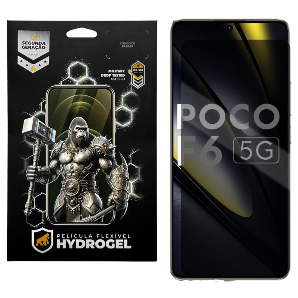 Película para Xiaomi Poco F6 5G - Privacidade Hydrogel - Gshield - 1