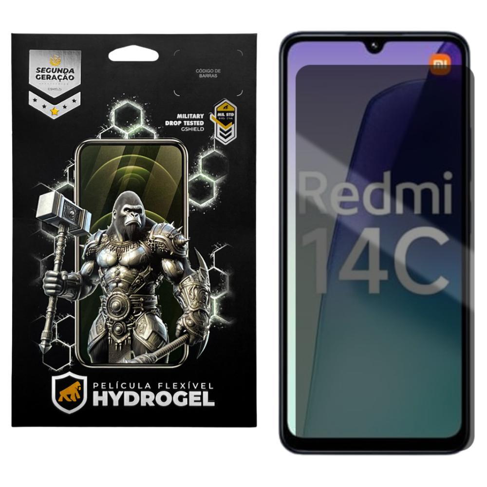 Película para Xiaomi Redmi 14C - Privacidade Hydrogel - Gshield - 1
