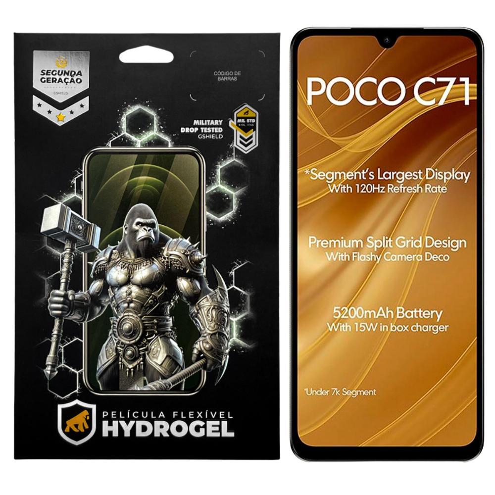 Película para Xiaomi Poco C71 - Hydrogel Gamer Fosca - Gshield - 1