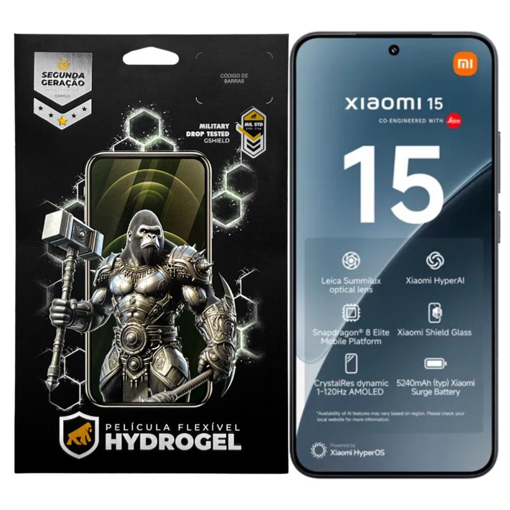 Película para Xiaomi 15 - Hydrogel Gamer Fosca - Gshield - 1