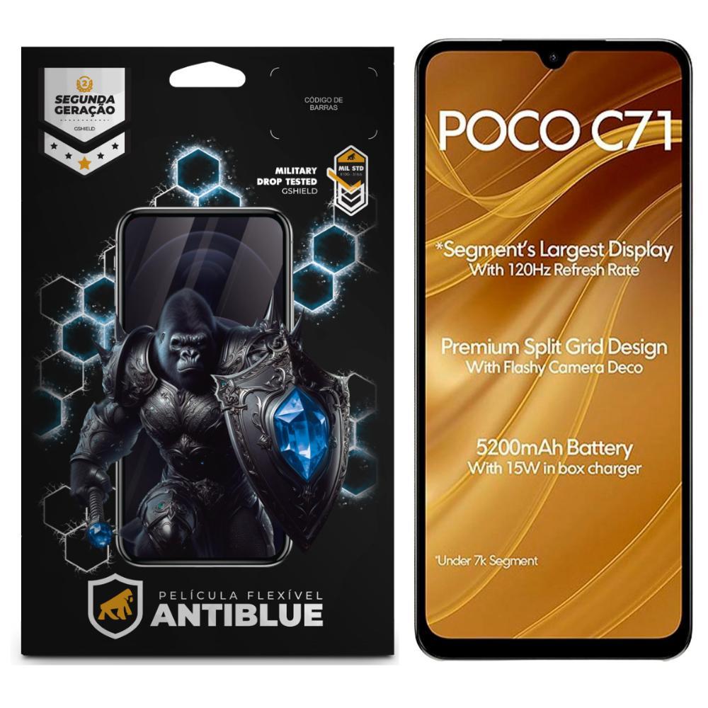 Película para Xiaomi Poco C71 - AntiBlue - Gshield - 1