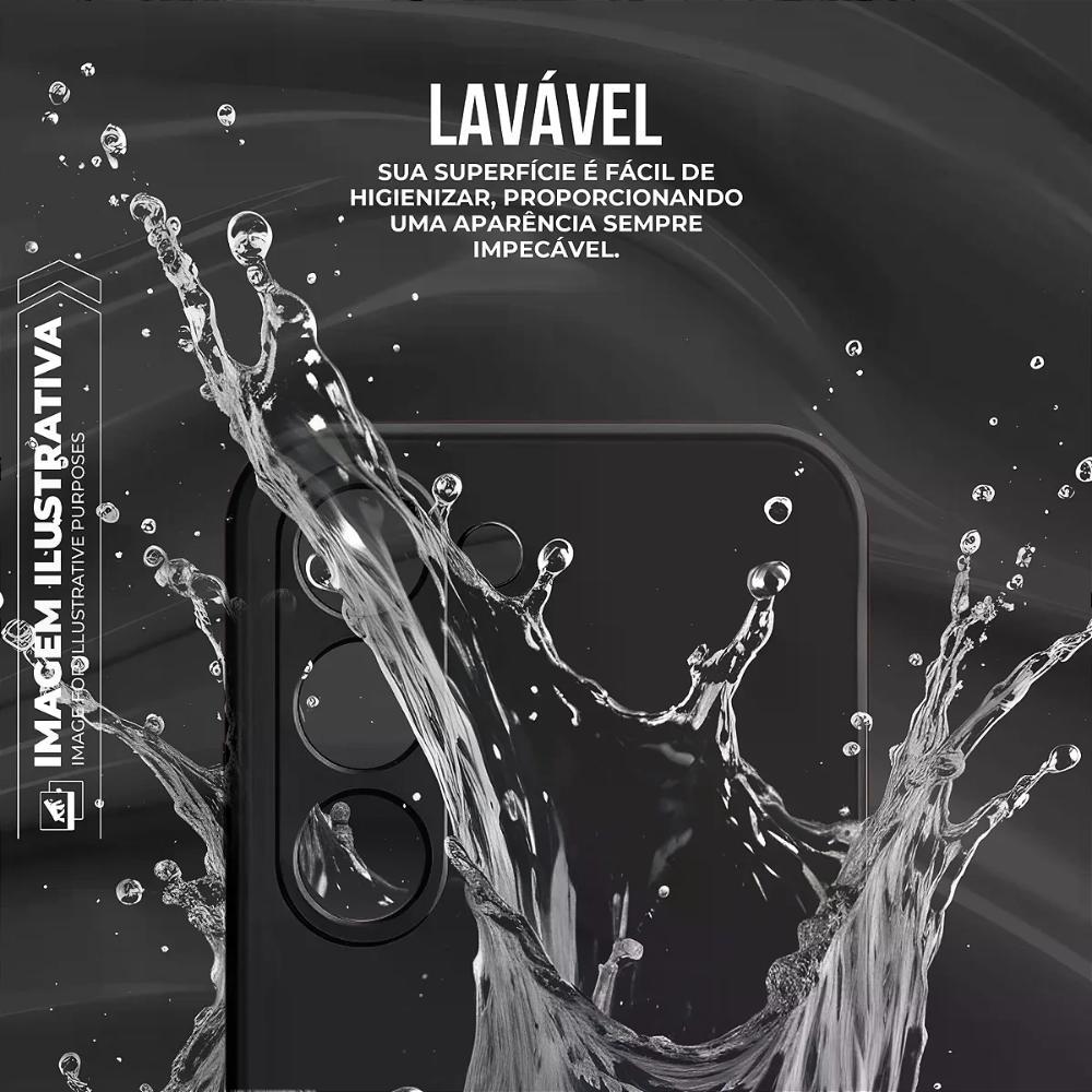 Capa case capinha para Samsung Galaxy A17 - Silicon Veloz - Preta - Gshield - 5