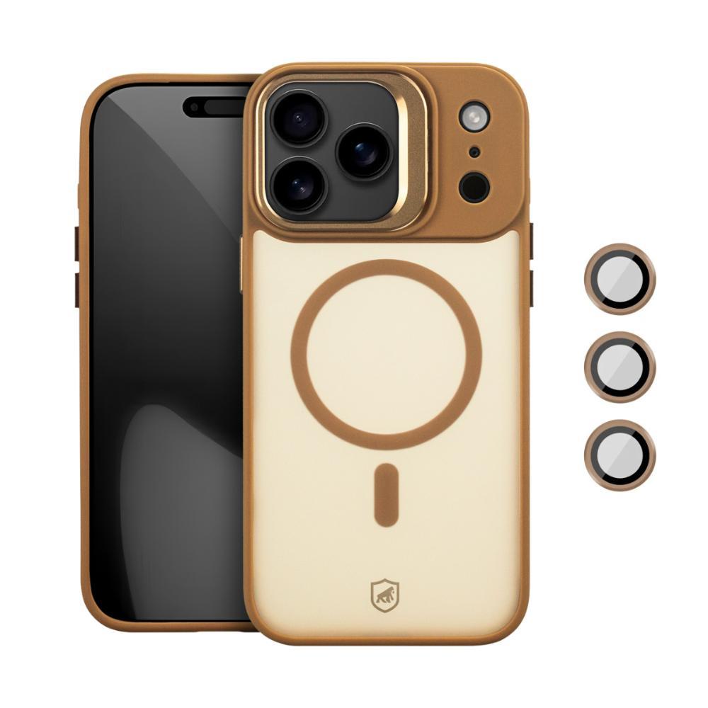 Capa case capinha para iPhone 17 Pro - MagSafe Titanium Desert - Gshield - 1