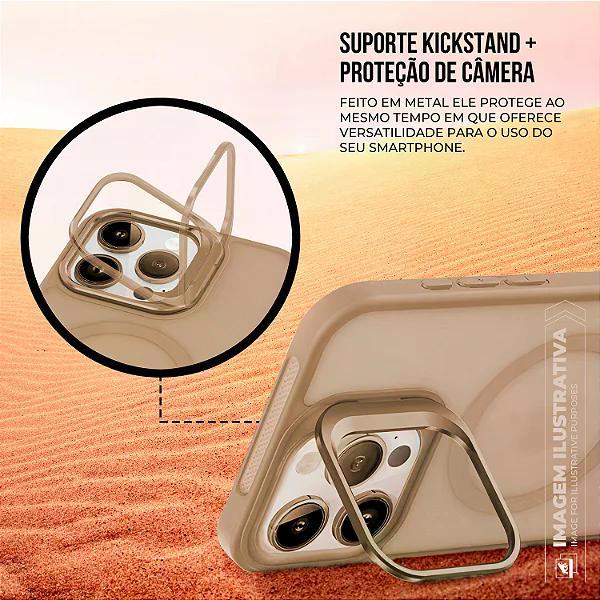 Capa case capinha para iPhone 17 Pro - MagSafe Titanium Desert - Gshield - 2