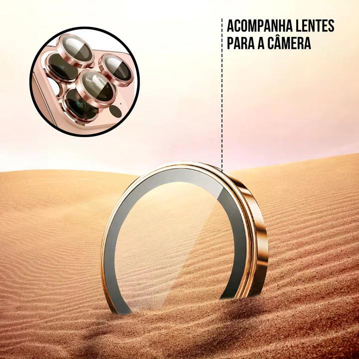 Capa case capinha para iPhone 17 Pro - MagSafe Titanium Desert - Gshield - 5