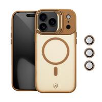 Capa case capinha para iPhone 17 Pro - MagSafe Titanium Desert - Gshield - 1