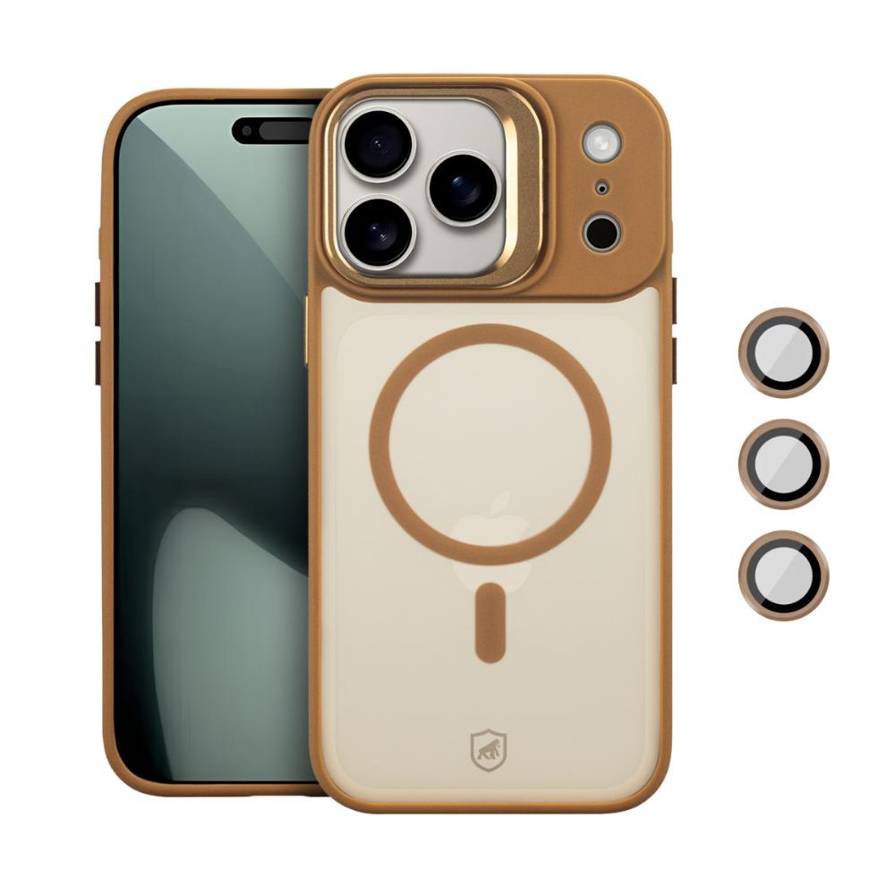 Capa case capinha para iPhone 17 Pro Max - MagSafe Titanium Desert - Gshield - 1