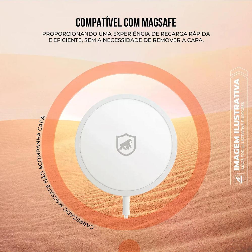 Capa case capinha para iPhone 17 Pro Max - MagSafe Titanium Desert - Gshield - 6