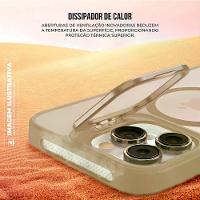 Capa case capinha para iPhone 17 Pro Max - MagSafe Titanium Desert - Gshield - 3