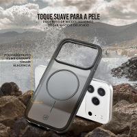 Capa case capinha para Motorola Moto Edge 60 Fusion - Magsafe Wave Fumê - Preta - Gshield - 2