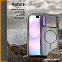 Capa case capinha para Motorola Moto Edge 60 Fusion - Magsafe Wave Fumê - Preta - Gshield