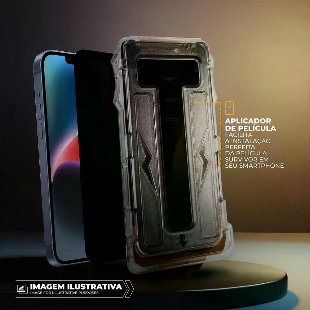 Película para iPhone 17 Pro - Privacidade com Aplicador - Survivor - Gshield - 4