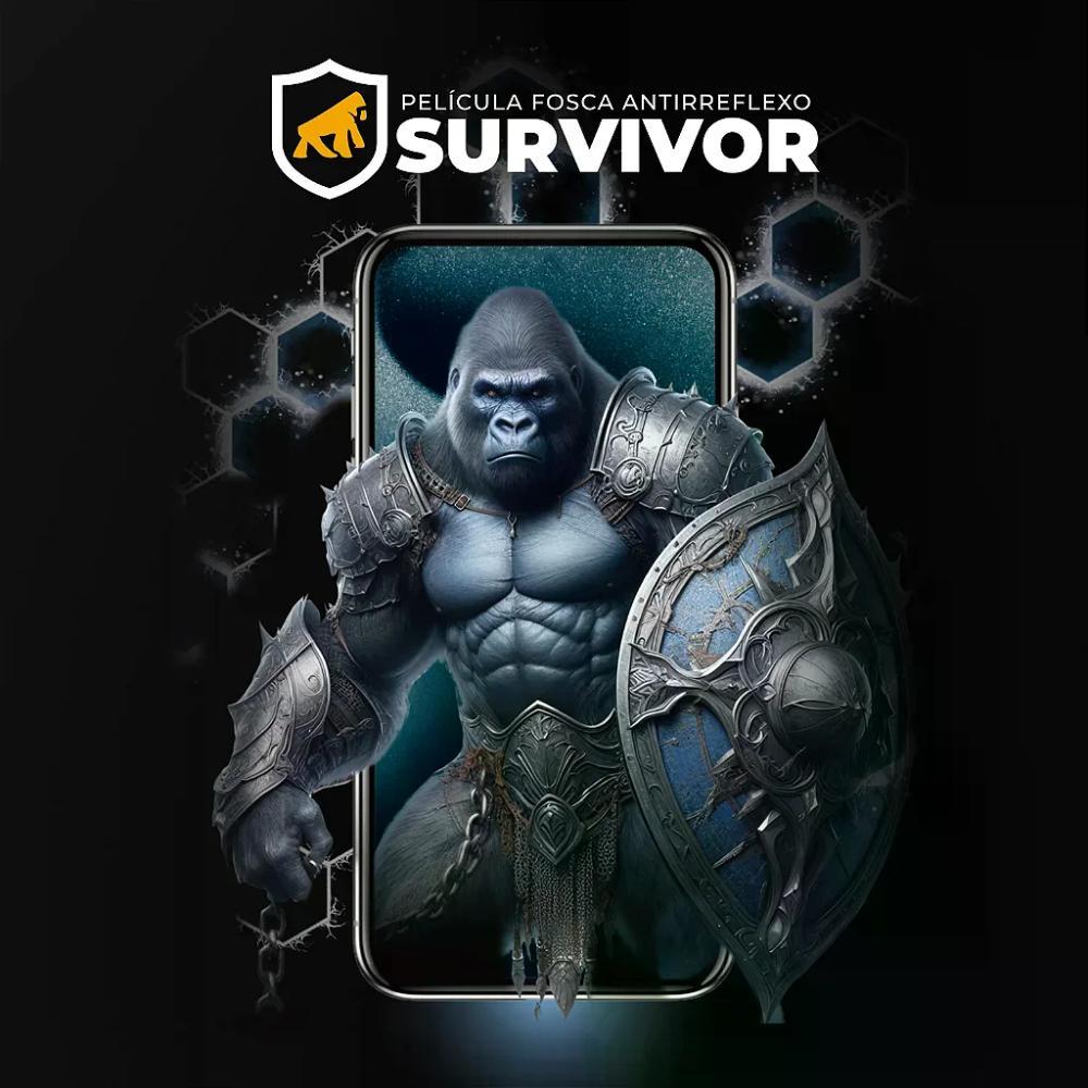 Película para iPhone 17 - Fosca Antirreflexo com Aplicador - Survivor - Gshield - 5