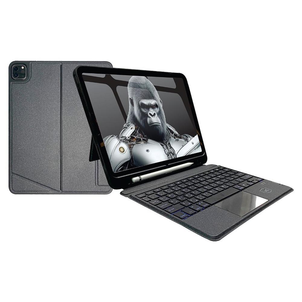 Capa case capinha para iPad de 10.9" e 11" com Teclado Touchpad, suporte - 1