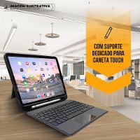 Capa case capinha para iPad de 10.9" e 11" com Teclado Touchpad, suporte