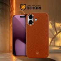 Capa case capinha para iPhone 17 Pro Max - Magsafe Tech Couro - Nature - Gshield - 6