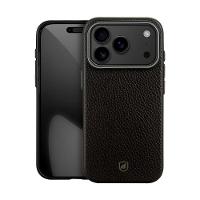 Capa case capinha para iPhone 17 Pro Max - Magsafe Tech Couro - Preta - Gshield - 1